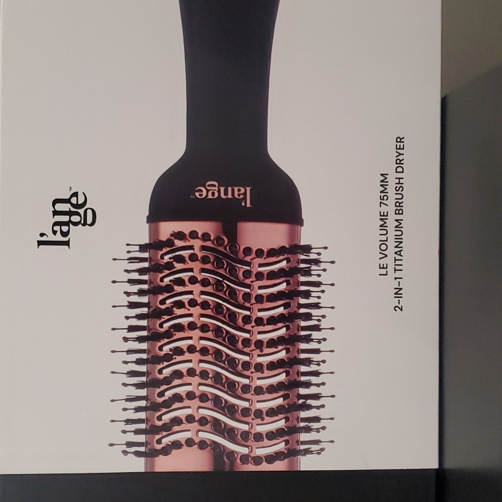 L'ange volume 75mm 2-IN-1 Titanium Brush Dryer
